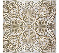 Retro Vintage Panneaux 3D en souple polystyrène XPS PS, panneau de plafond 50x50cm, décors muraux, revêtement, de 2-3 mm d'épaisseur