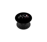 Rétro Vintage Paris France Je Taime Mon Amour Tour Eiffel PopSockets PopGrip Adhésif