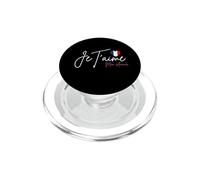 Rétro Vintage Paris France Je Taime Mon Amour Tour Eiffel PopSockets PopGrip pour MagSafe