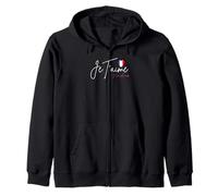 Rétro Vintage Paris France Je Taime Mon Amour Tour Eiffel Sweat à Capuche