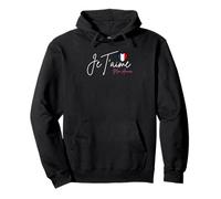 Rétro Vintage Paris France Je Taime Mon Amour Tour Eiffel Sweat à Capuche