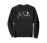 Rétro Vintage Paris France Je Taime Mon Amour Tour Eiffel Sweatshirt