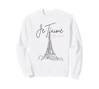 Rétro Vintage Paris France Je Taime Mon Amour Tour Eiffel Sweatshirt