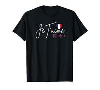 Rétro Vintage Paris France Je Taime Mon Amour Tour Eiffel T-Shirt