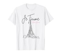 Rétro Vintage Paris France Je Taime Mon Amour Tour Eiffel T-Shirt