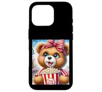 Rétro Vintage Snack Christmas Popcorn Movie Night Coque pour iPhone 16 Pro