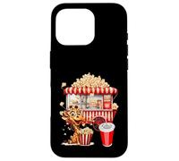 Rétro Vintage Snack Christmas Popcorn Movie Night Coque pour iPhone 16 Pro