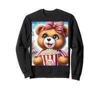 Rétro Vintage Snack Christmas Popcorn Movie Night Sweatshirt
