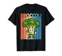 Retro Vintage Style Broccoli - Funny Broccoli Lover Vegan T-Shirt