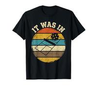 Rétro Vintage Sunset It Was in Pickleball Player Dispute T-Shirt