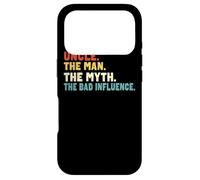 Retro Vintage Uncle The Man The Myth The Bad Influence Coque pour iPhone 17 Pro