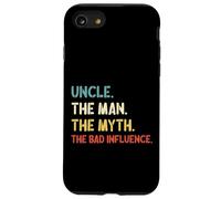 Retro Vintage Uncle The Man The Myth The Bad Influence Coque pour iPhone SE (2020) / 7/8