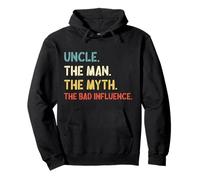 Retro Vintage Uncle The Man The Myth The Bad Influence Sweat à Capuche