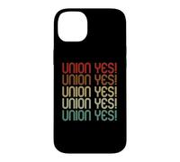 Retro Vintage Union Yes Strong Proud Teacher Thug Union Rep Coque pour iPhone 14 Plus