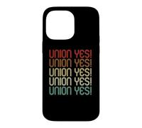 Retro Vintage Union Yes Strong Proud Teacher Thug Union Rep Coque pour iPhone 14 Pro Max