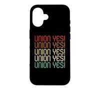 Retro Vintage Union Yes Strong Proud Teacher Thug Union Rep Coque pour iPhone 16