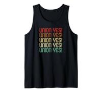Retro Vintage Union Yes Strong Proud Teacher Thug Union Rep Débardeur