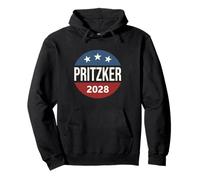 Retro Vintage Vote Button JB Pritzker 2028 President Sweat à Capuche