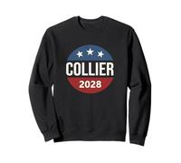 Retro Vintage Vote Button Rep President Nicole Collier 2028 Sweatshirt