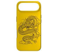 Retro Vintage Zodiac Lunar New Year Black Chinese Dragon Coque pour iPhone Air
