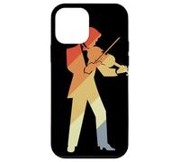 Retro Violon Boy Graphic Cello Folk Music Coque pour iPhone 12 mini