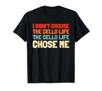 Retro Violoncelle Instrument À Cordes Concert Vintage Cello T-Shirt