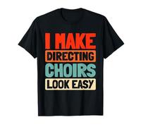 Retro Voix Harmonies - Chant Vintage Professeur De Chorale T-Shirt