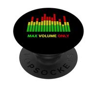 Retro VU Meter Vintage DJ Audio Stereo Music Sound PopSockets PopGrip Adhésif