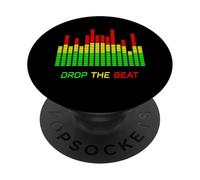 Retro VU Meter Vintage DJ Audio Stereo Music Sound PopSockets PopGrip Adhésif