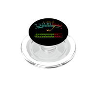 Retro VU Meter Vintage Hi-FI Audio Stereo Music Sound PopSockets PopGrip pour MagSafe