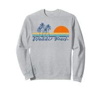 Retro Waikiki Beach Vacation Honolulu Hawaii Femmes Hommes Sweatshirt