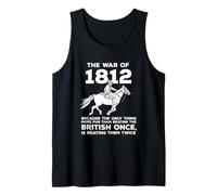 Retro War 1812 Histoire Bataille Drôle Patriotique American Pride Débardeur