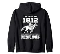 Retro War 1812 Histoire Bataille Drôle Patriotique American Pride Sweat à Capuche
