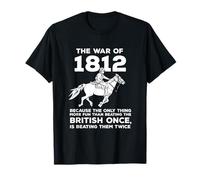 Retro War 1812 Histoire Bataille Drôle Patriotique American Pride T-Shirt