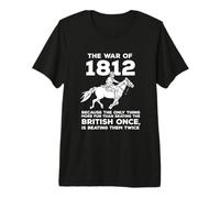 Retro War 1812 Histoire Bataille Drôle Patriotique American Pride T-Shirt Haut de Gamme
