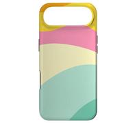 Retro Waves Swirls Pastel Rainbow Wavy Stripes 70s Aesthetic Coque pour iPhone Air