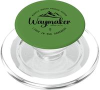 Retro Waymaker Promise Keeper Miracle Worker Christian Faith PopSockets PopGrip pour MagSafe