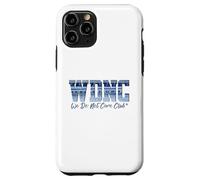 Retro WDNC Club | We Do Not Care, Denim Jeans Style Graphic Coque pour iPhone 11 Pro
