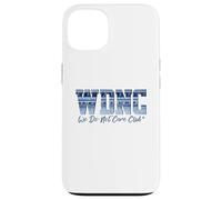 Retro WDNC Club | We Do Not Care, Denim Jeans Style Graphic Coque pour iPhone 13