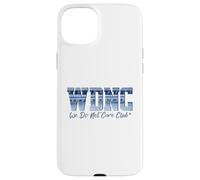 Retro WDNC Club | We Do Not Care, Denim Jeans Style Graphic Coque pour iPhone 15 Plus