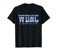 Retro WDNC Club | We Do Not Care, Denim Jeans Style Graphic T-Shirt