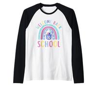 Retro Welcome Back to School Teacher Appreciation Boys Girls Manche Raglan