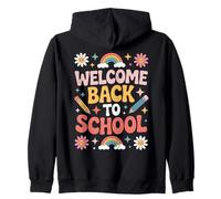 Rétro Welcome Back to School Teacher Appreciation Kids Girls Sweat à Capuche