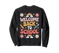 Rétro Welcome Back to School Teacher Appreciation Kids Girls Sweatshirt