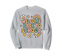 Rétro Welcome Back to School Teacher Appreciation Kids Girls Sweatshirt