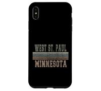 Rétro West St Paul Minnesota Coque pour iPhone XS Max