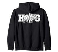 Retro Wild Sanglier Hunter Wild Hog Hunting Sanglier Saison Sweat à Capuche