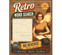 Retro Word Search - Easy Level: Easy to Read Word Searches With No Backwards or Upside Down Words | Mid Century Vintage Theme | Relaxing Activity for ... Challenging Word Scramble Bonus Puzzles