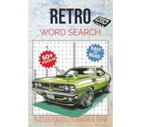 Retro Word Search Puzzle Book: Word Search with Easy-to-Read Print about Retro Fashion, Music, Games, Lifestyle and More | 6 x 9 inches, 110 pages | ... Gift for Vacations, Holidays and Leisure Time