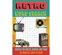 Retro Word Search Puzzle Book: Word Searches with Easy to Read Print about Retro Items, Nostalgia, and The Good Old Days | 6x9 inches, 110 pages | 55 ... Gift for Vacations, Holidays, and Free Times